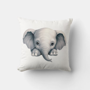 Peeking Elephant Cushion