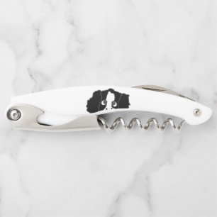 peeking ess black and white corkscrew
