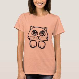 Peeking Kitten T-Shirt