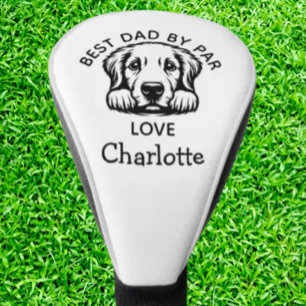 Peeking Labrador Puppy Customise Golf Head Cover
