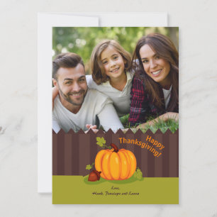 Peeking Over the Fence Photo Card