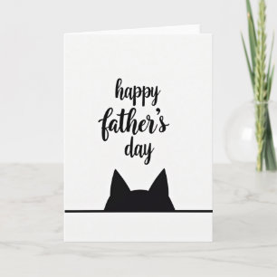 Peeking Pet Fathers Day Card