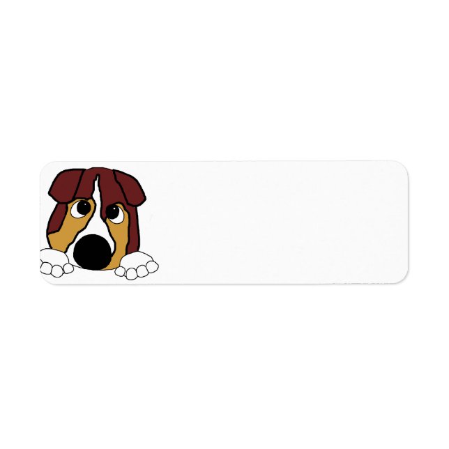 peeking red tri aussie (Front)