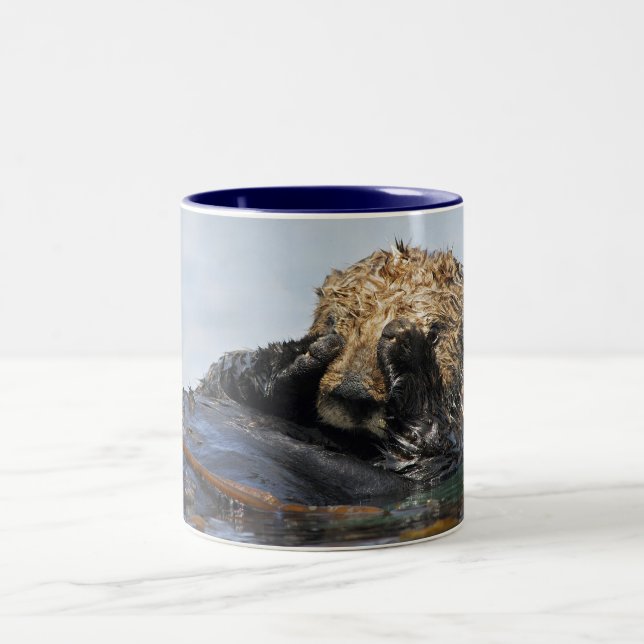 Peeking Sea Otter Mug (Center)