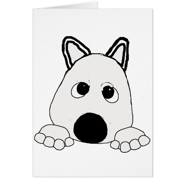 peeking shiba inu cream (Front)