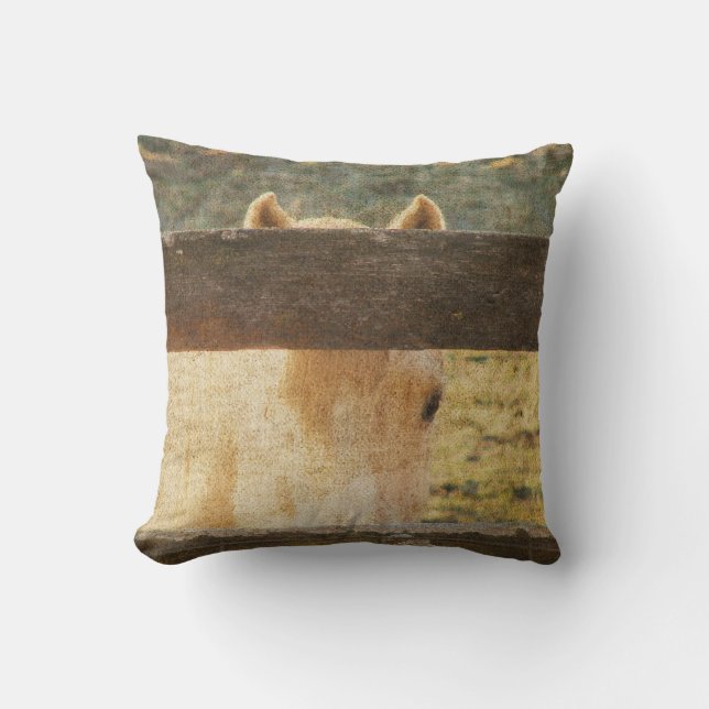 Peeking Through The Fence Cushion (Front)