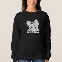 Peeking Yorkie Black Silhouette Yorkie Mum 