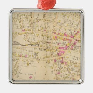 Peekskill, New York 3 Metal Tree Decoration