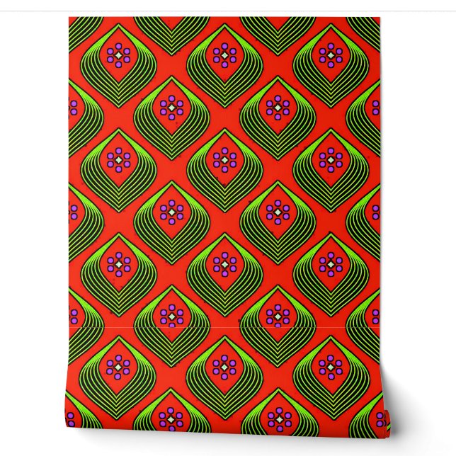 Peel and Stick Textured Vinyl Wallpaper - Vibrant  (Unrolling)