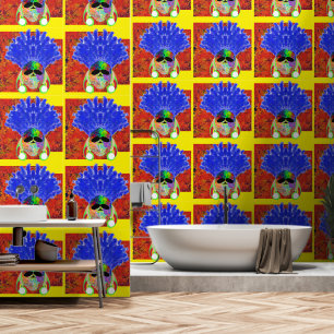 Peel and Stick Wallpaper 70 - Rainbow Blue 2
