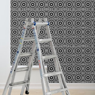 Peel and Stick Wallpaper Grey Circles Pattern