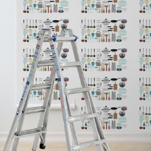 Peel and Stick Wallpaper kitchen utensils