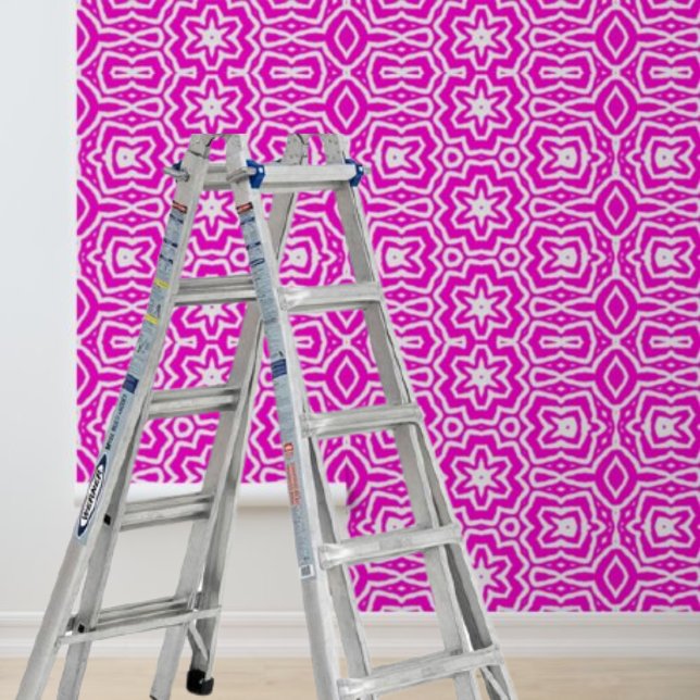 Peel and Stick Wallpaper Pink White Graphic   (Peel and Stick Wallpaper Pink White Graphic Wallpaper
)