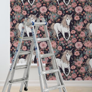 Peel and Stick Wallpaper Unicorn Mythical Horse