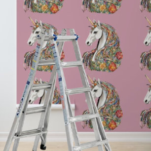 Peel and Stick Wallpaper Unicorn Mythical Horse