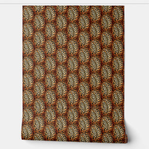 Peel and Stick Wallpaper with Leaf Design