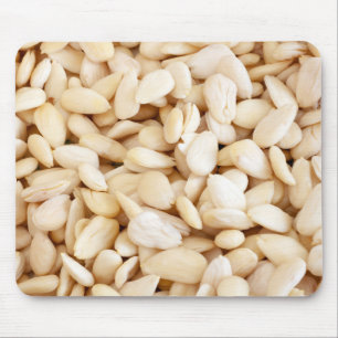 Peeled almonds mouse pad