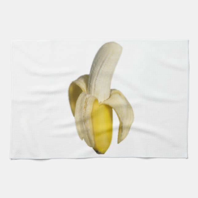 "Peeled banana" design kitchen towels (Horizontal)