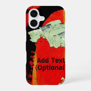 Peeled Wall Ad iPhone 16 Case