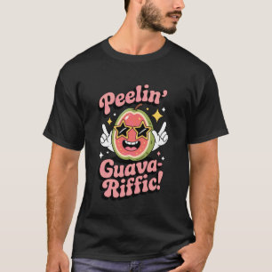 Peelin' Guava-riffic Tropical Fruit Humour Exotic  T-Shirt