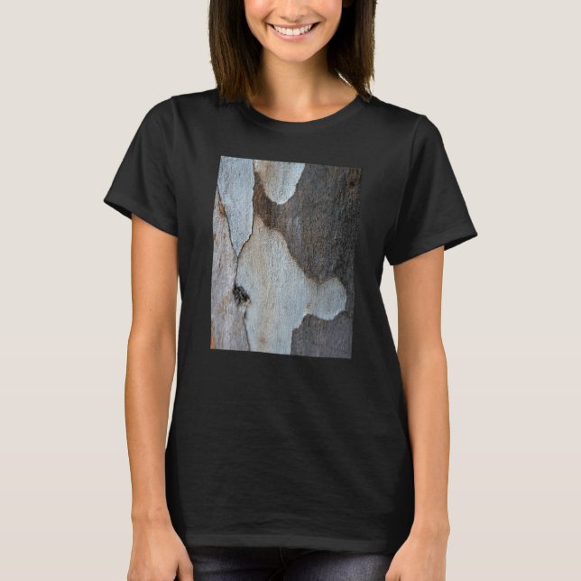 Peeling Bark Of A Eucalyptus Gum Tree Photography T-Shirt (Front)