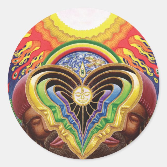 Peeling Bodies  Classic Round Sticker (Front)