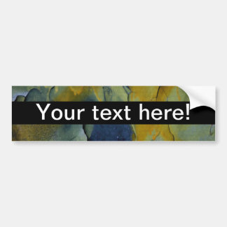 Peeling paint bumper sticker