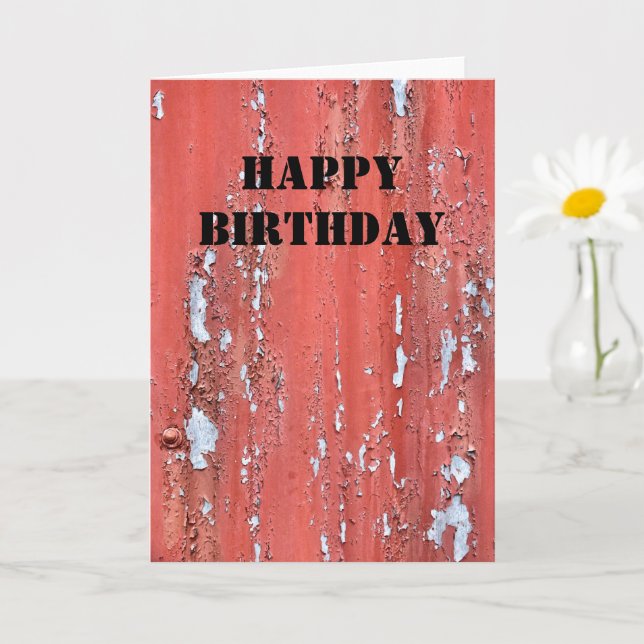 PEELING PAINT CARD (Small Plant)