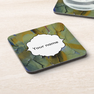Peeling paint coaster