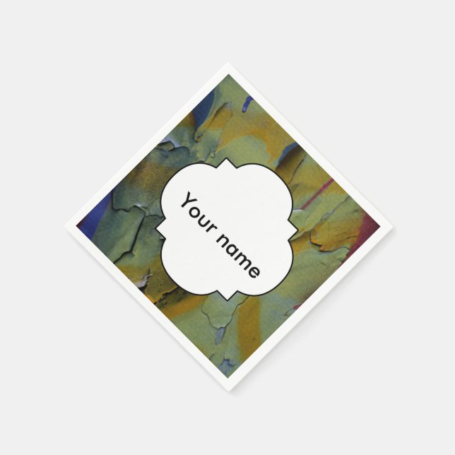 Peeling paint napkin (Corner)