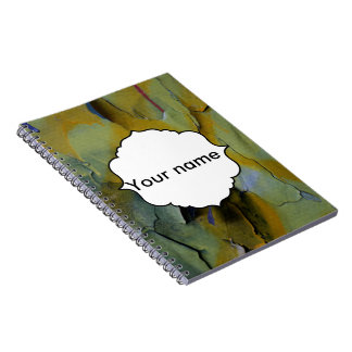 Peeling paint notebook