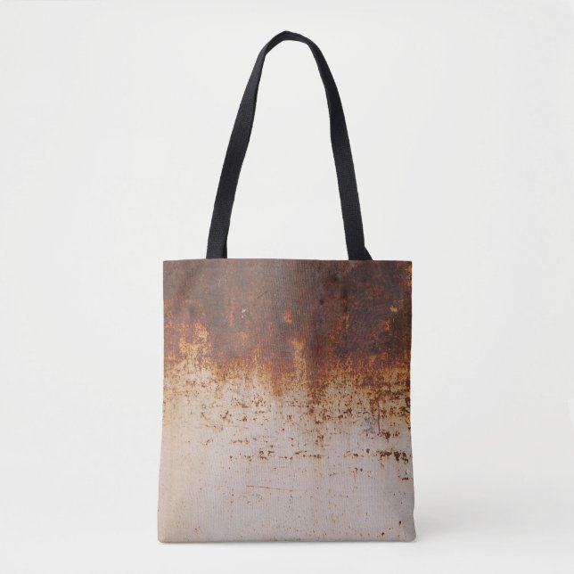 Peeling paint, rusty wall texture. tote bag (Front)