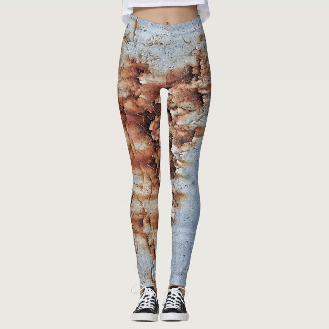 Peeling paint texture leggings (Front)