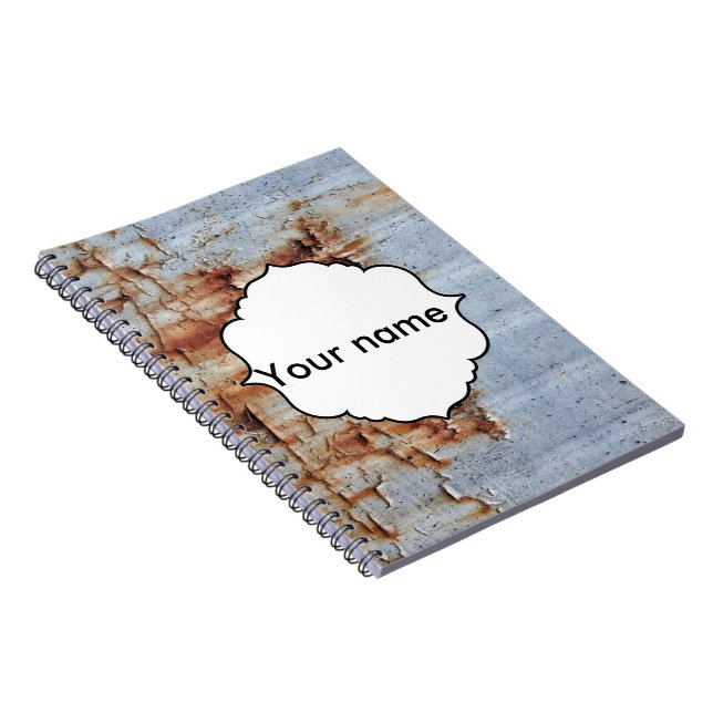 Peeling paint texture notebook (Right Side)