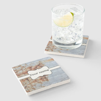 Peeling paint texture stone coaster