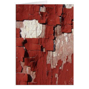 Peeling Red Barn Paint