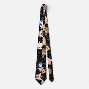 Peep Black BG Tie