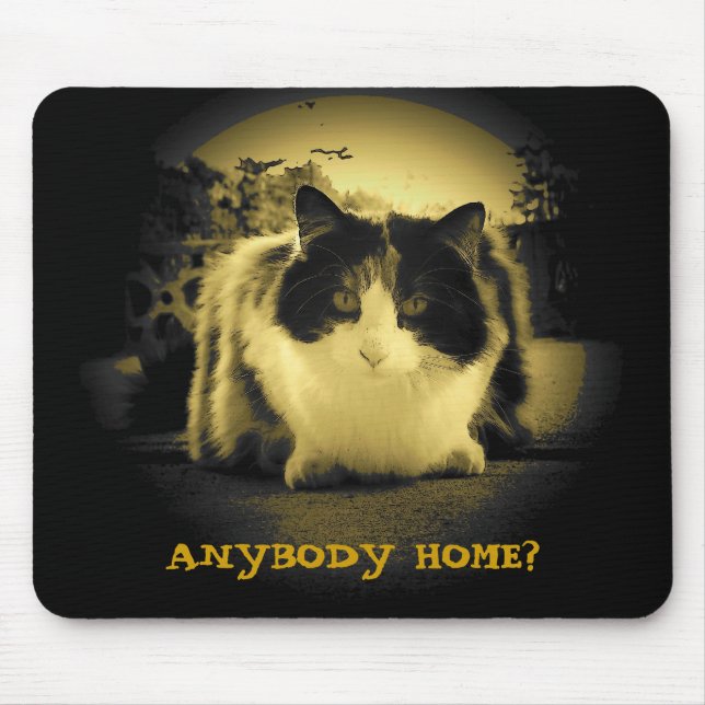 Peep Hole Mouser Mouse Pad (Front)