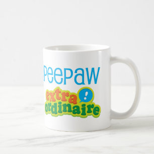 Peepaw Extraordinaire Gift Idea Coffee Mug