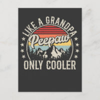 Peepaw Like a Grandpa Only Cooler Retro
