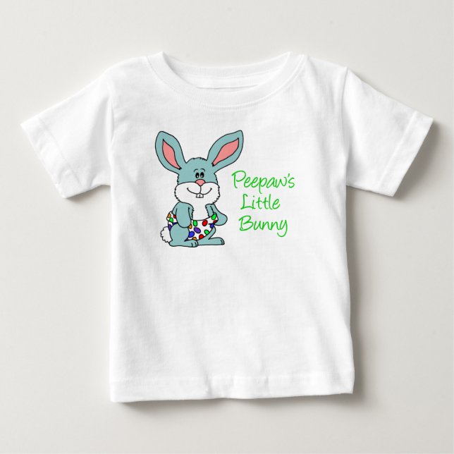 Peepaw's Little Bunny Baby T-Shirt (Front)