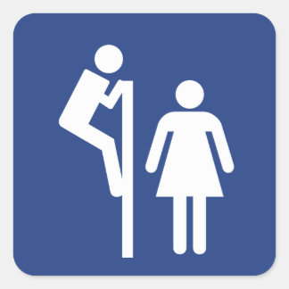 Peeper Square Sticker