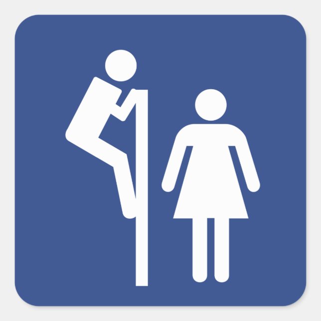 Peeper Square Sticker (Front)