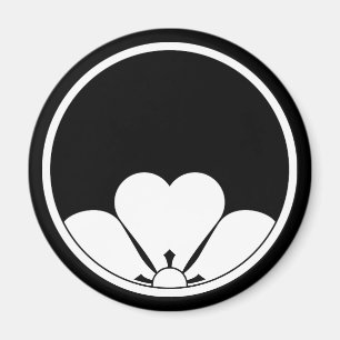 Peephole-view wood sorrel in threadlike ring magnet