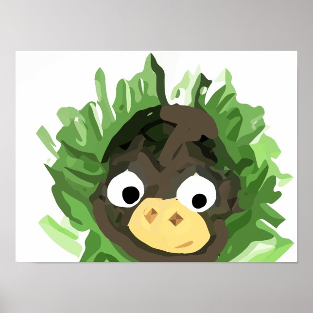 Peeping Monkey Poster (Front)