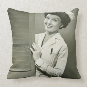 Peeping Nurse Cushion