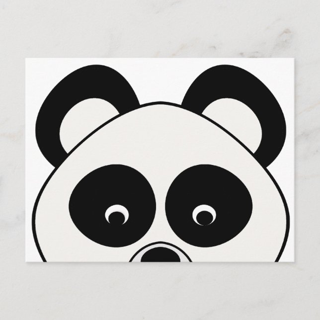Peeping Panda Postcard (Front)