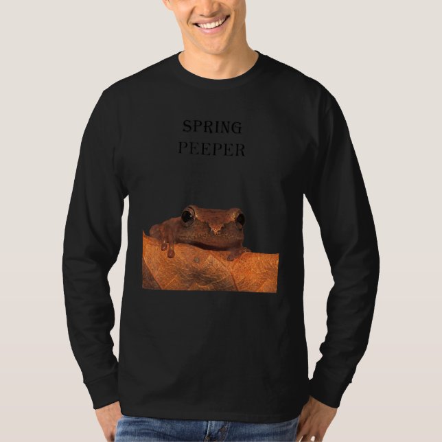 Peeping Spring Peeper T-Shirt (Front)