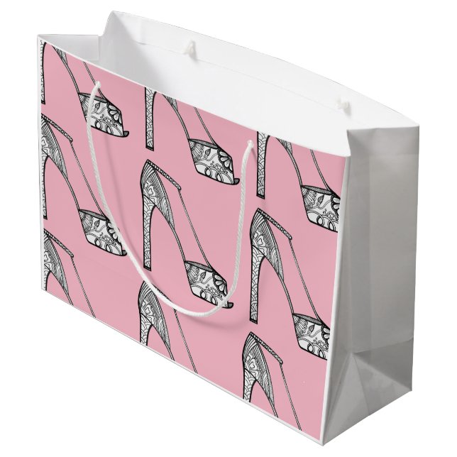 Peeptoe Platform Pump Gift Bag (Back Angled)