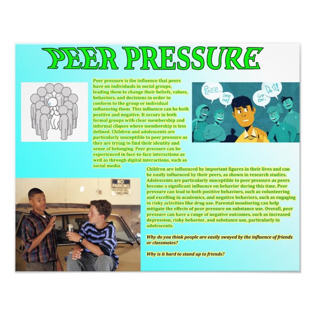 Peer Pressure Photo Print (Front)